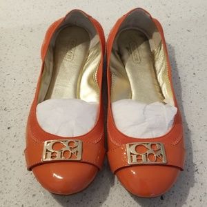 Coach Patent Leather Flats